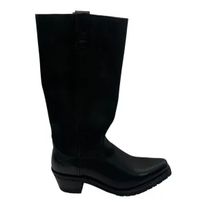 Summer Base Velvet Soft Boots Designer By Frye In Black, Size:9