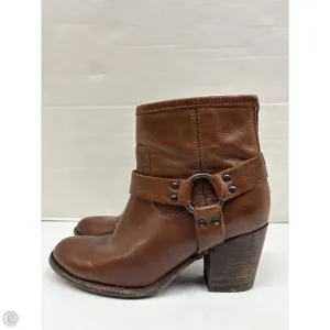 Boots Designer By Frye In Brown, Size: 6.5 Wide Base Stable Core