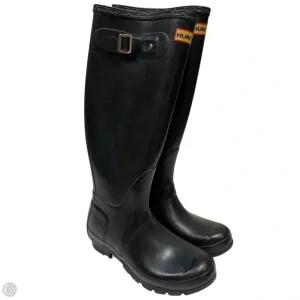 Boots Designer By Hunter In Black, Size: 5 orthopedic Safe Land