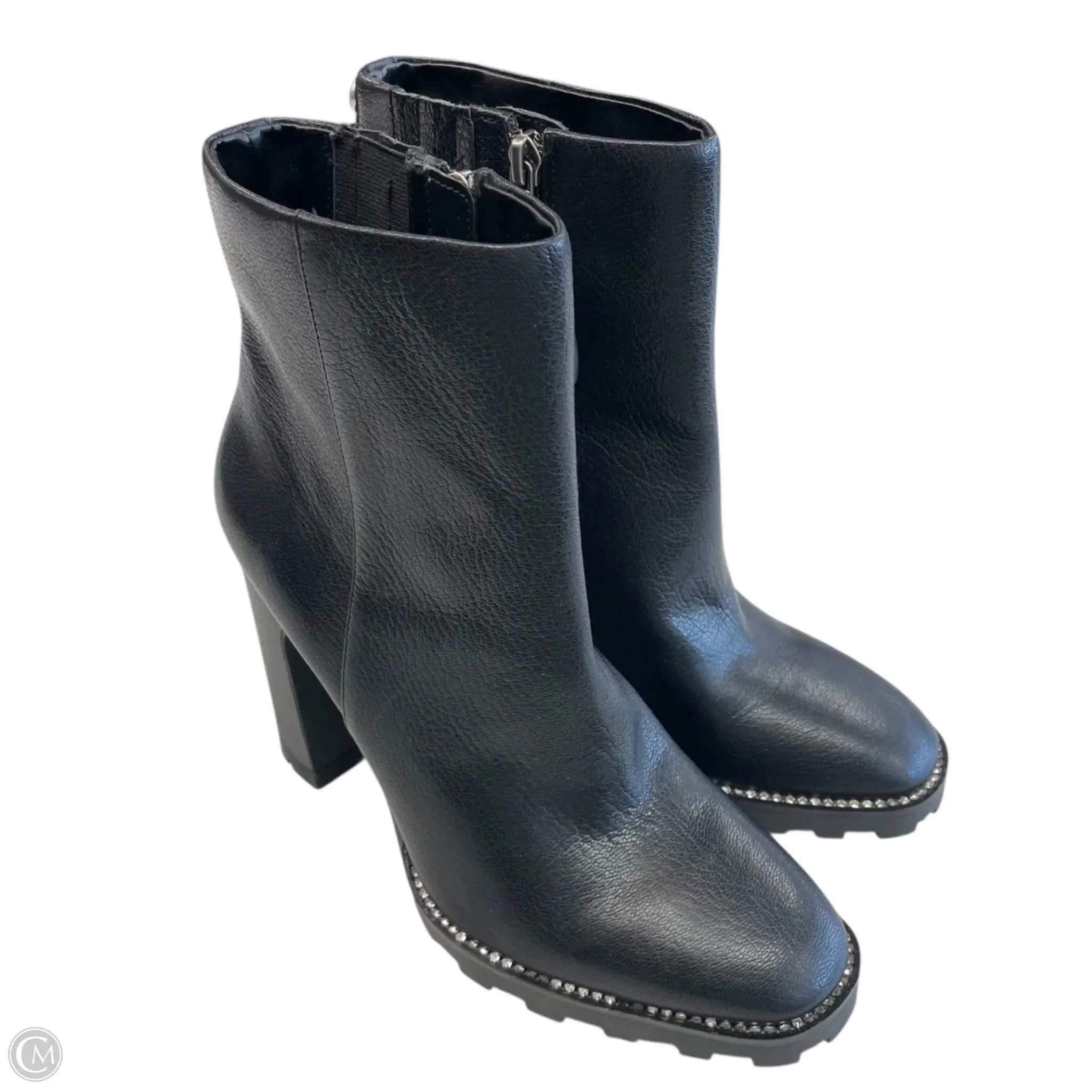 Ergonomic Footbed Shape Air Boost Boots Designer By Karl Lagerfeld In Black, Size: 7.5