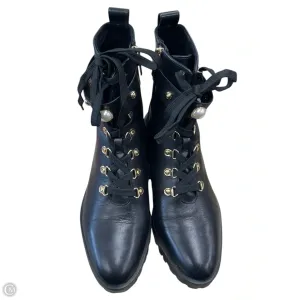 Style Goal Boots Designer By Karl Lagerfeld In Black, Size: 9.5