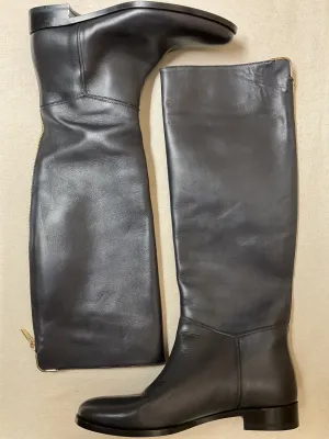 Youth Fresh Retro Mood Boots Designer By Lanvin In Black, Size:8.5