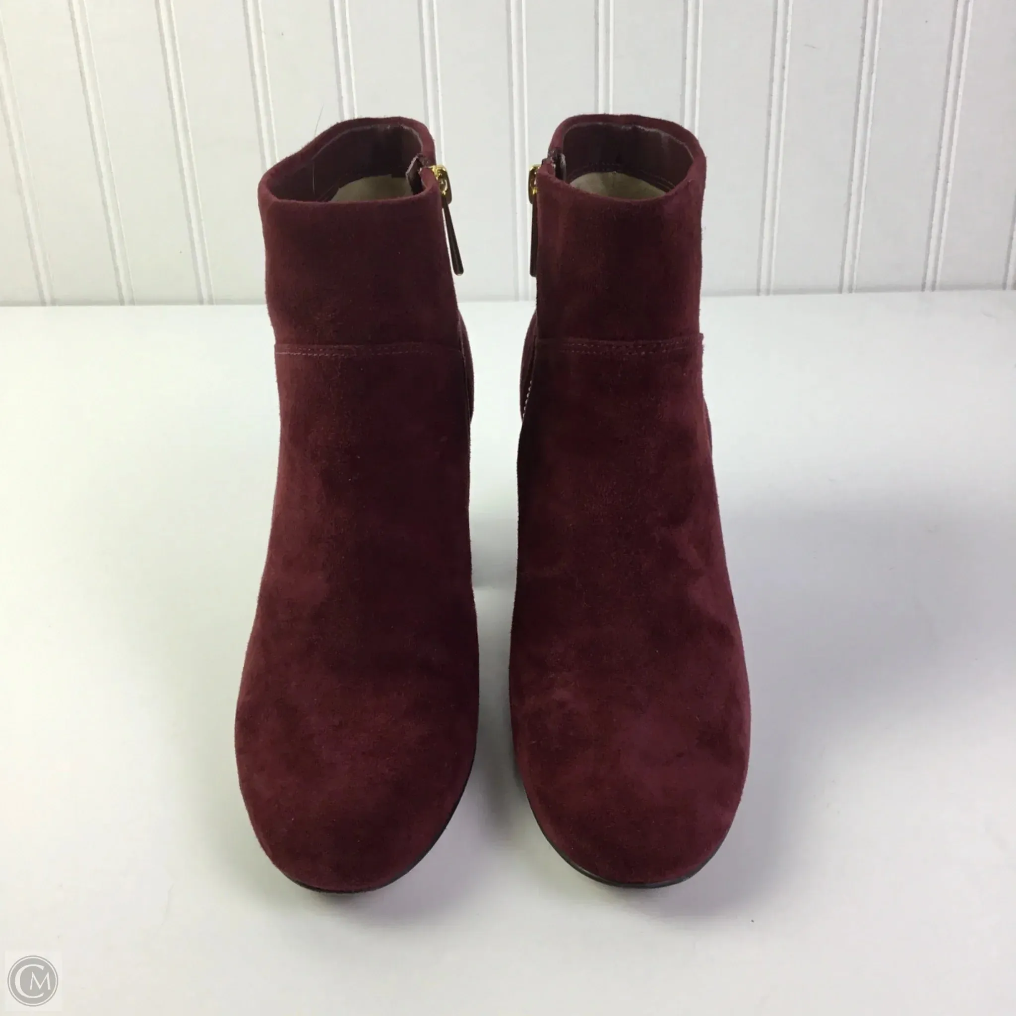 Boots Designer By Michael Kors In Red, Size: 7 Coastal vibe