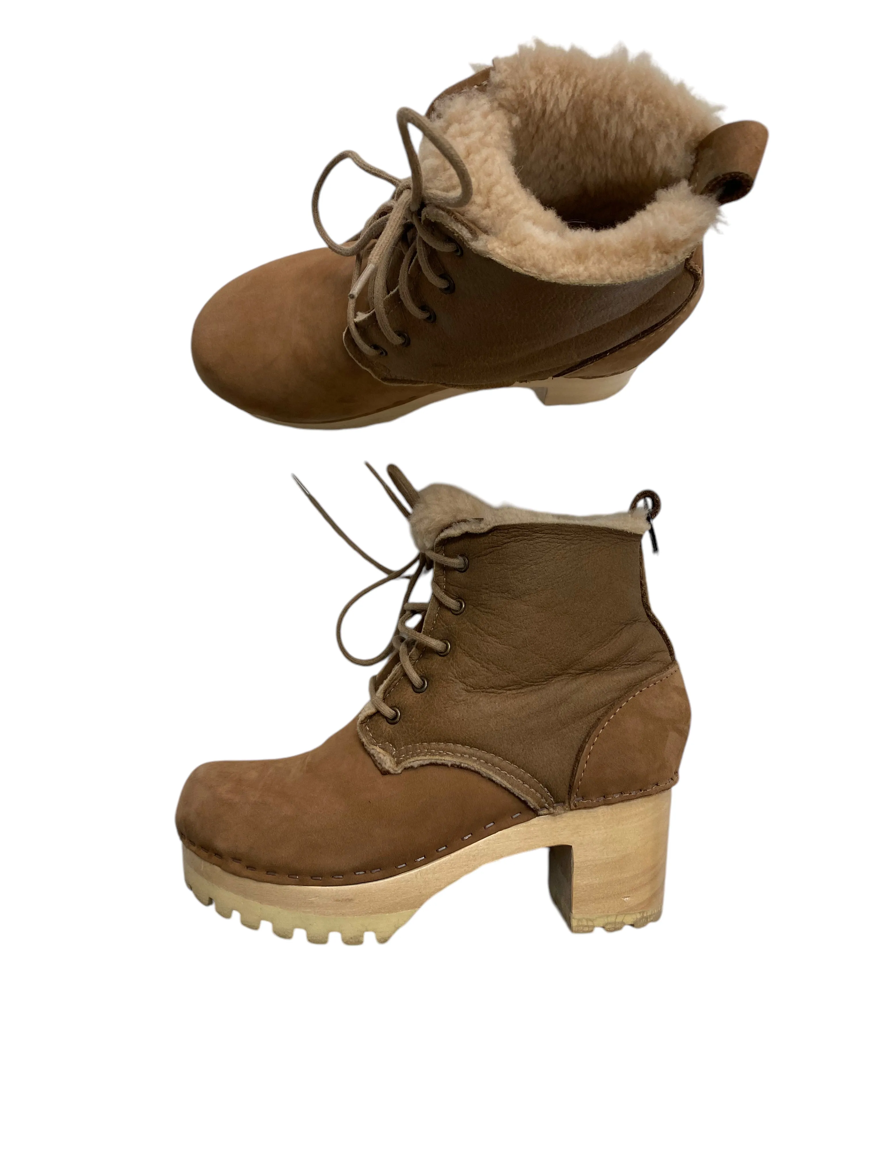 Boots Designer By  NO. 6 In Brown, Size: 5.5 Teen Edge Low Impact Sole Geometry