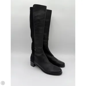 Boots Designer By Stuart Weitzman In Black, Size: 10 Breathable Airflow Channels Durable Build Airport Travel