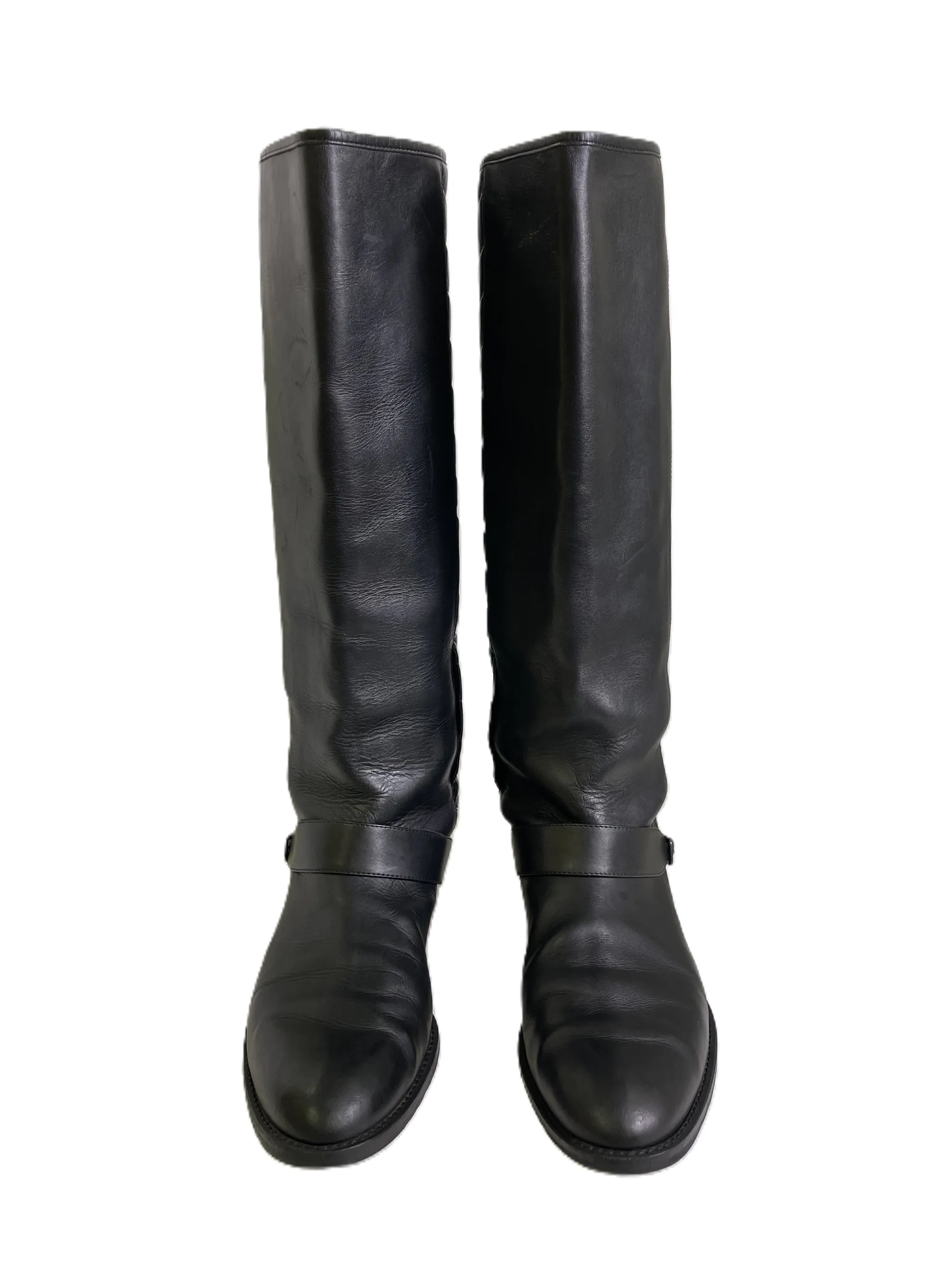 World Walk Day Long Boots Designer By Stuart Weitzman In Black, Size: 9