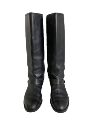 World Walk Day Long Boots Designer By Stuart Weitzman In Black, Size: 9