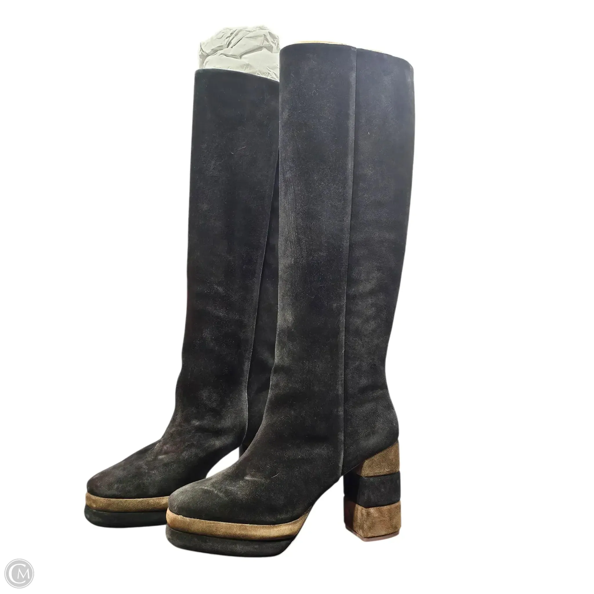 Boots Designer By Tory Burch In Black, Size: 10 Padded Comfort Standing Workers