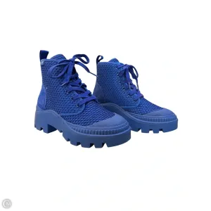 Boots Designer By Tory Burch In Blue, Size: 6.5 Chic Fit Natural Fiber Lining