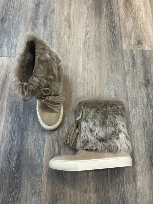 Match Fit Family Fit Boots Designer By Tory Burch In Grey, Size: 6