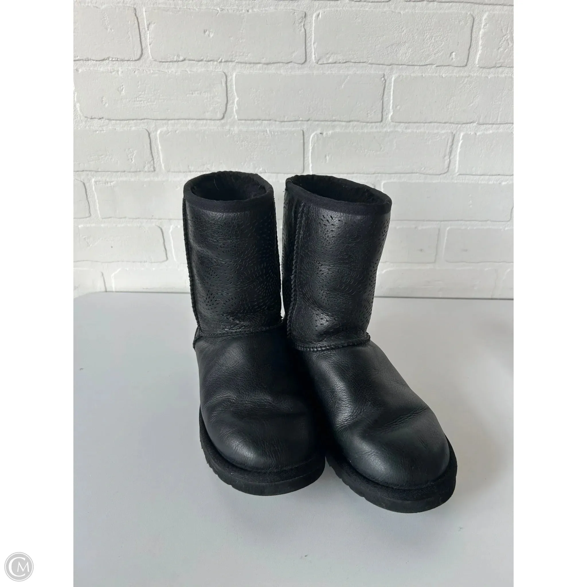 Boots Designer By Ugg In Black, Size: 6 Stretch Fabric Work Commute