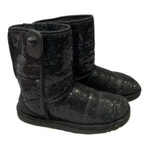 Boots Designer By Ugg In Black, Size: 7 Active Sustainable Leather