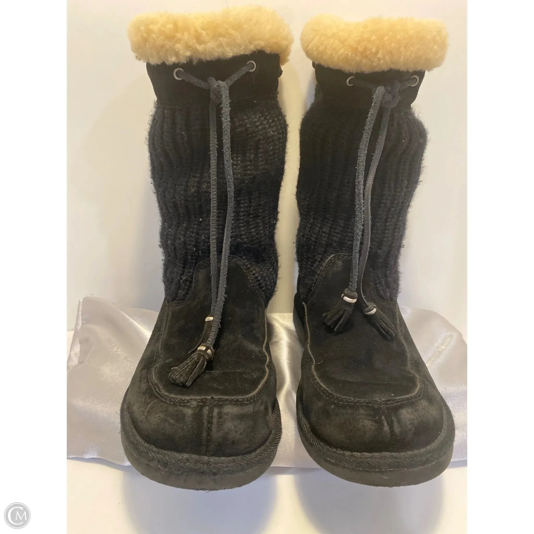 Boots Designer By Ugg In Black, Size: 9 Comfortable fit Calm Step