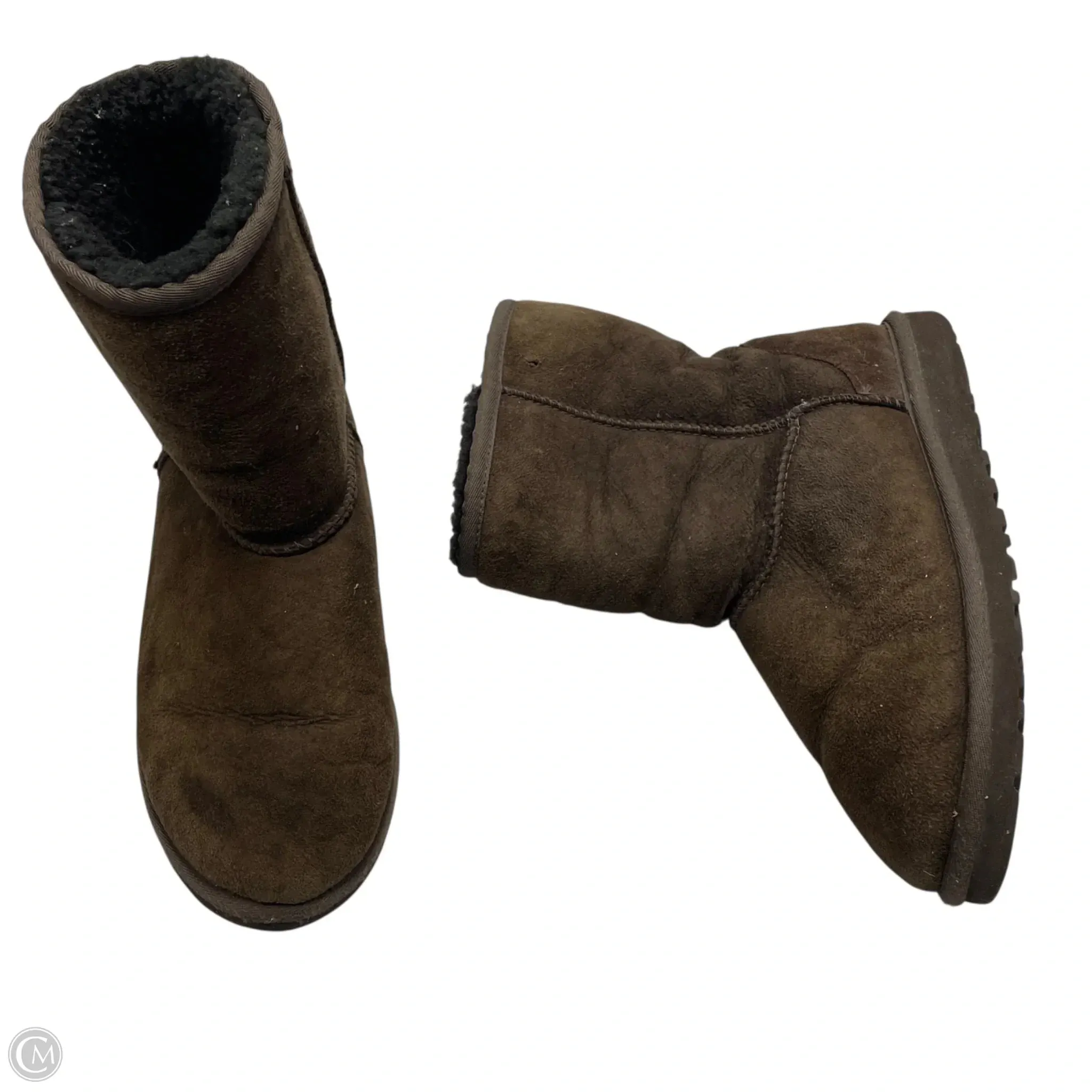 Boots Designer By Ugg In Brown, Size: 5 Long Move