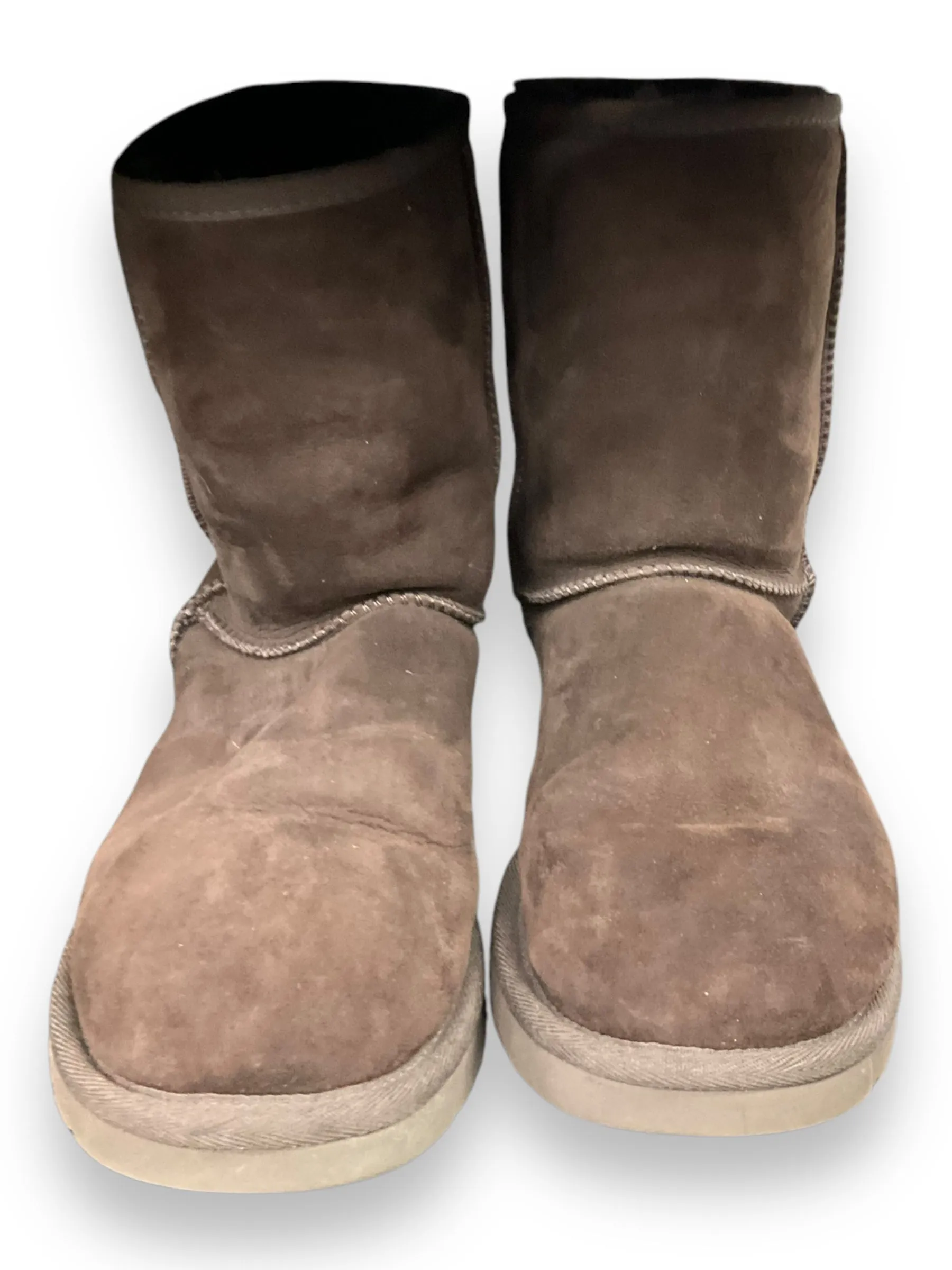 Boots Designer By Ugg In Brown, Size: 8 Sole Soft Park Day