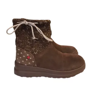 Stable base Memory Foam Cushioning Boots Designer By Ugg In Brown, Size:5