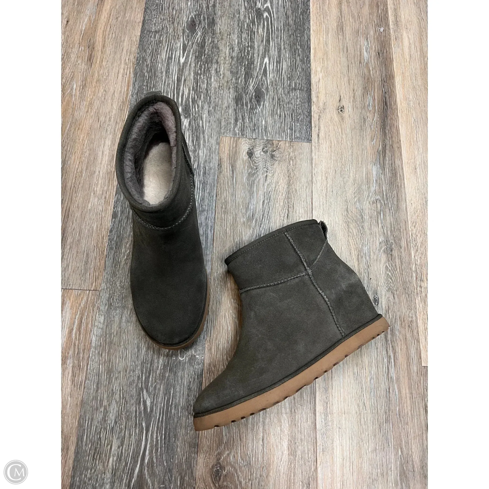 Casual Move Boots Designer By Ugg In Grey, Size: 10