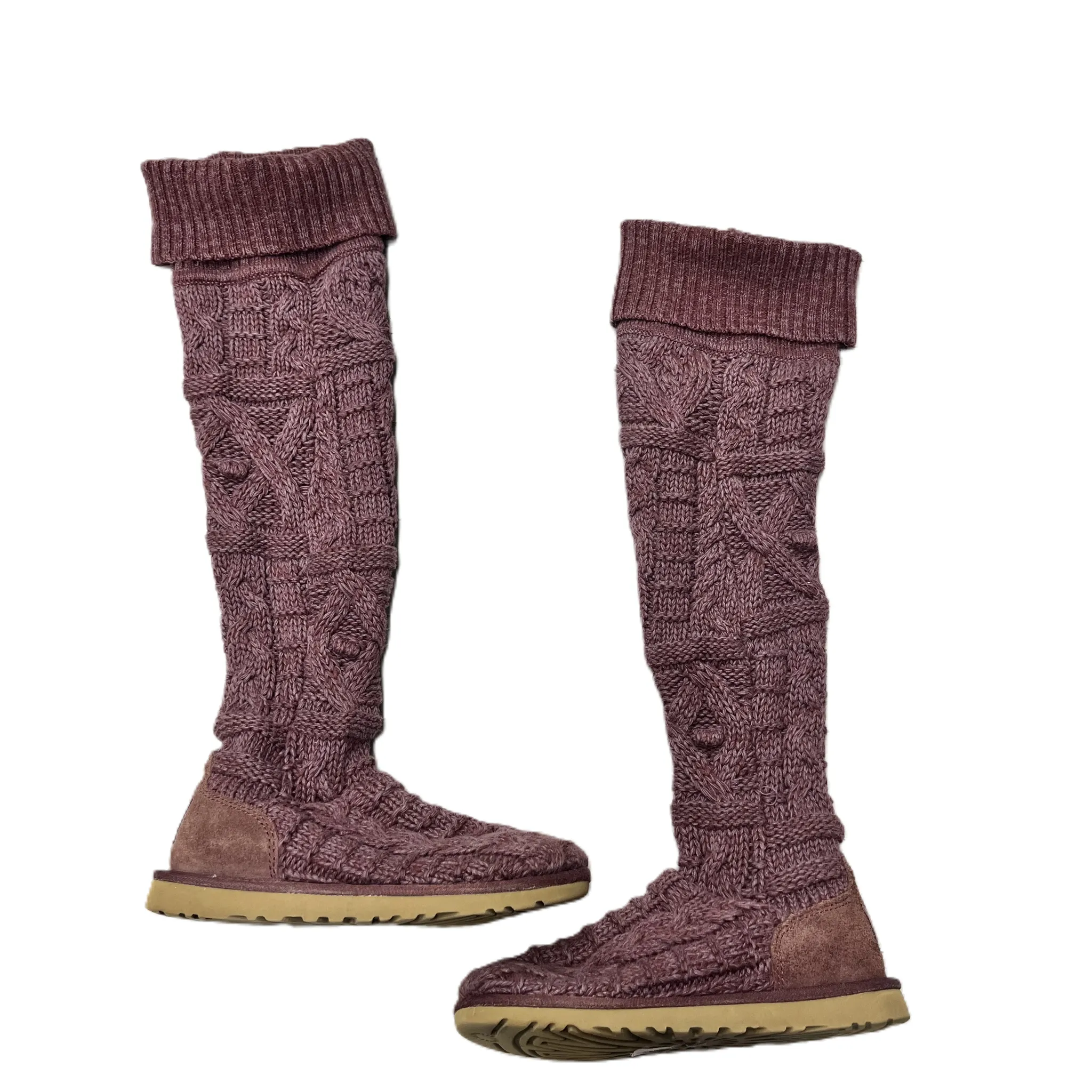 Quality Ventilated Design Boots Designer By Ugg In Purple, Size: 6