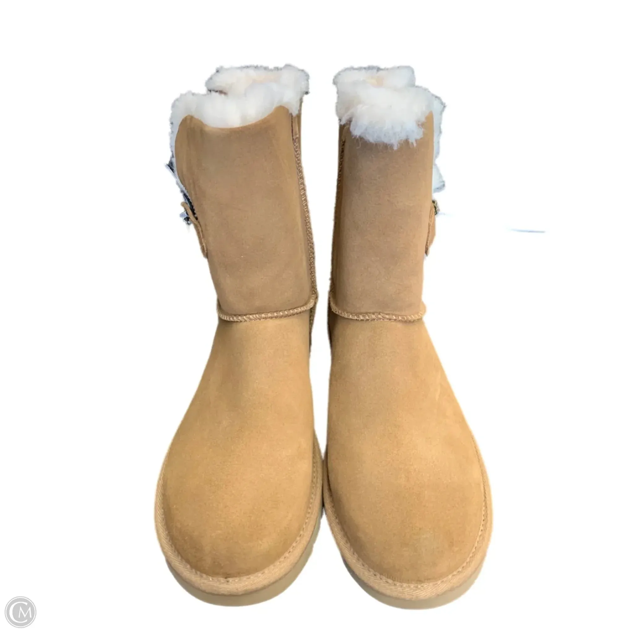 Boots Designer By Ugg In Tan, Size: 10 Matte Edge