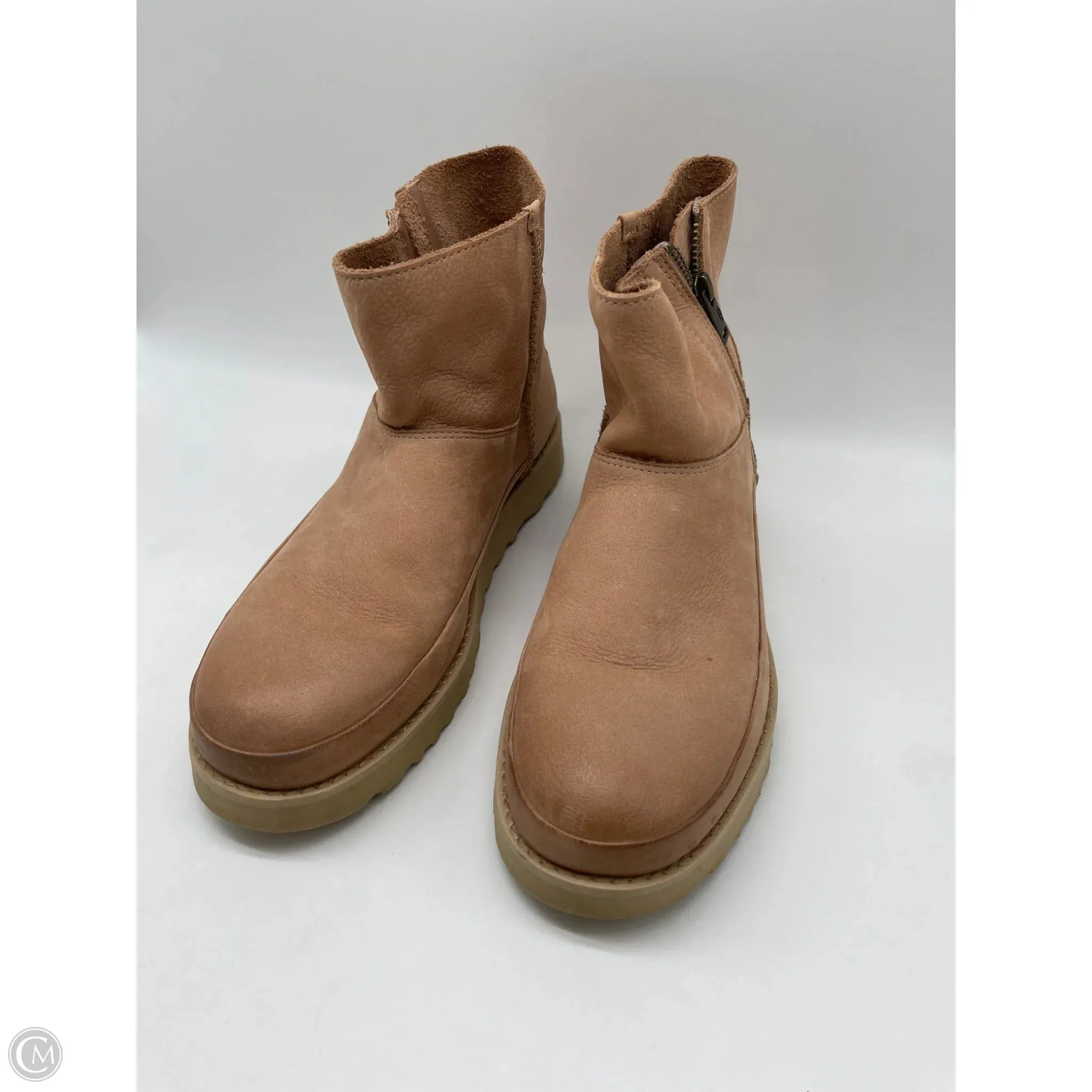 Boots Designer By Ugg In Tan, Size: 9 Waterproof Travel Light Ergonomic Design