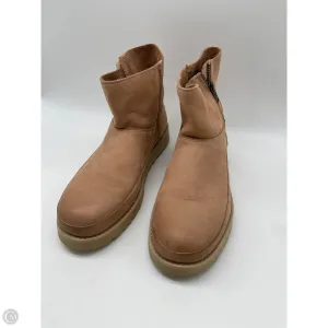 Boots Designer By Ugg In Tan, Size: 9 Waterproof Travel Light Ergonomic Design