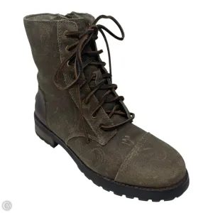 Boots Designer By Ugg In Taupe, Size: 6.5 Action Fast
