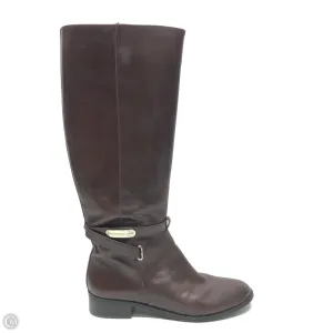 Anti Odor Technology Anti-static Boots Knee Flats By Antonio Melani In Brown, Size: 10