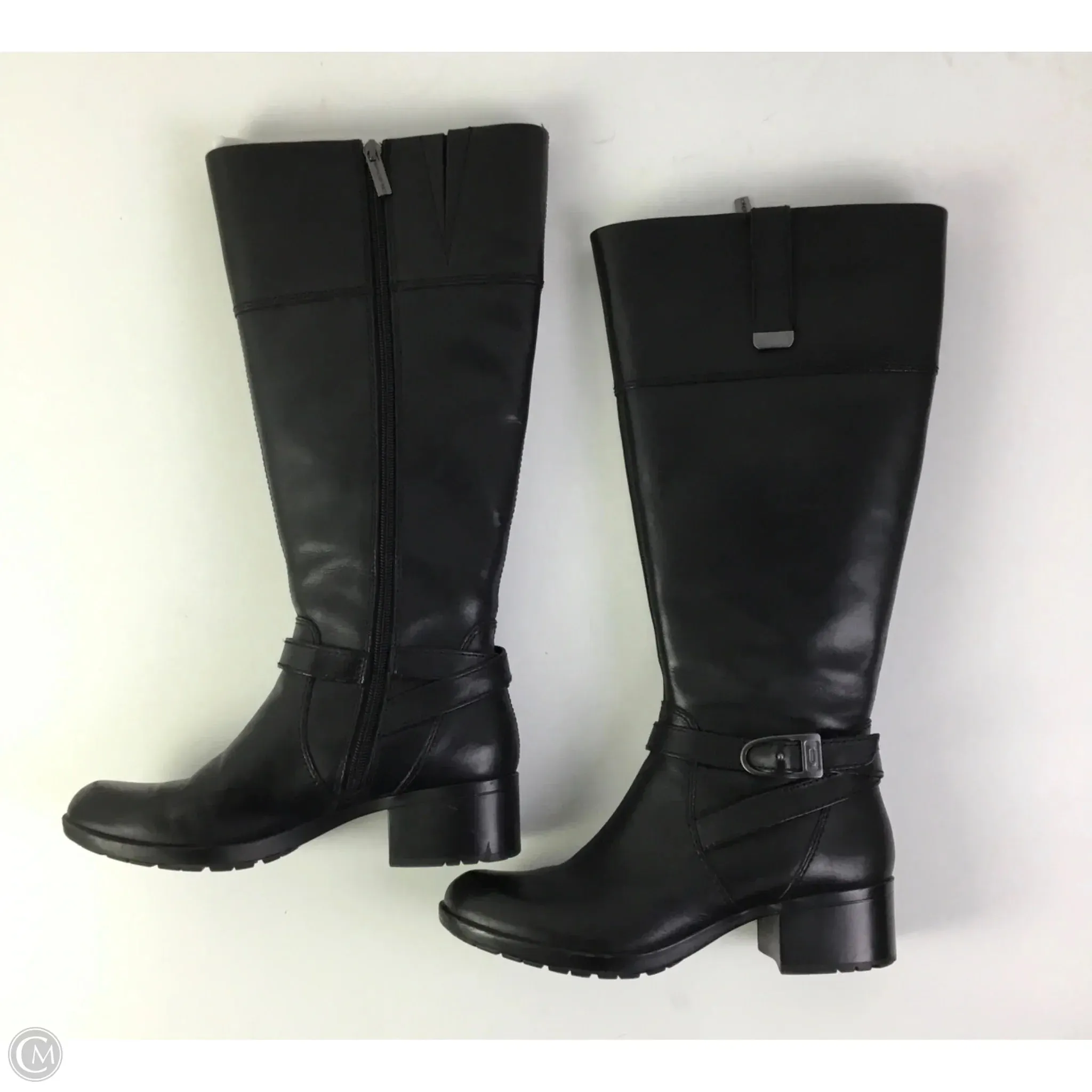 Boots Knee Flats By Bandolino In Black, Size: 7 Good Arch Support