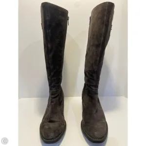 Reflective Safety Details Boots Knee Flats By Born In Grey, Size: 9.5