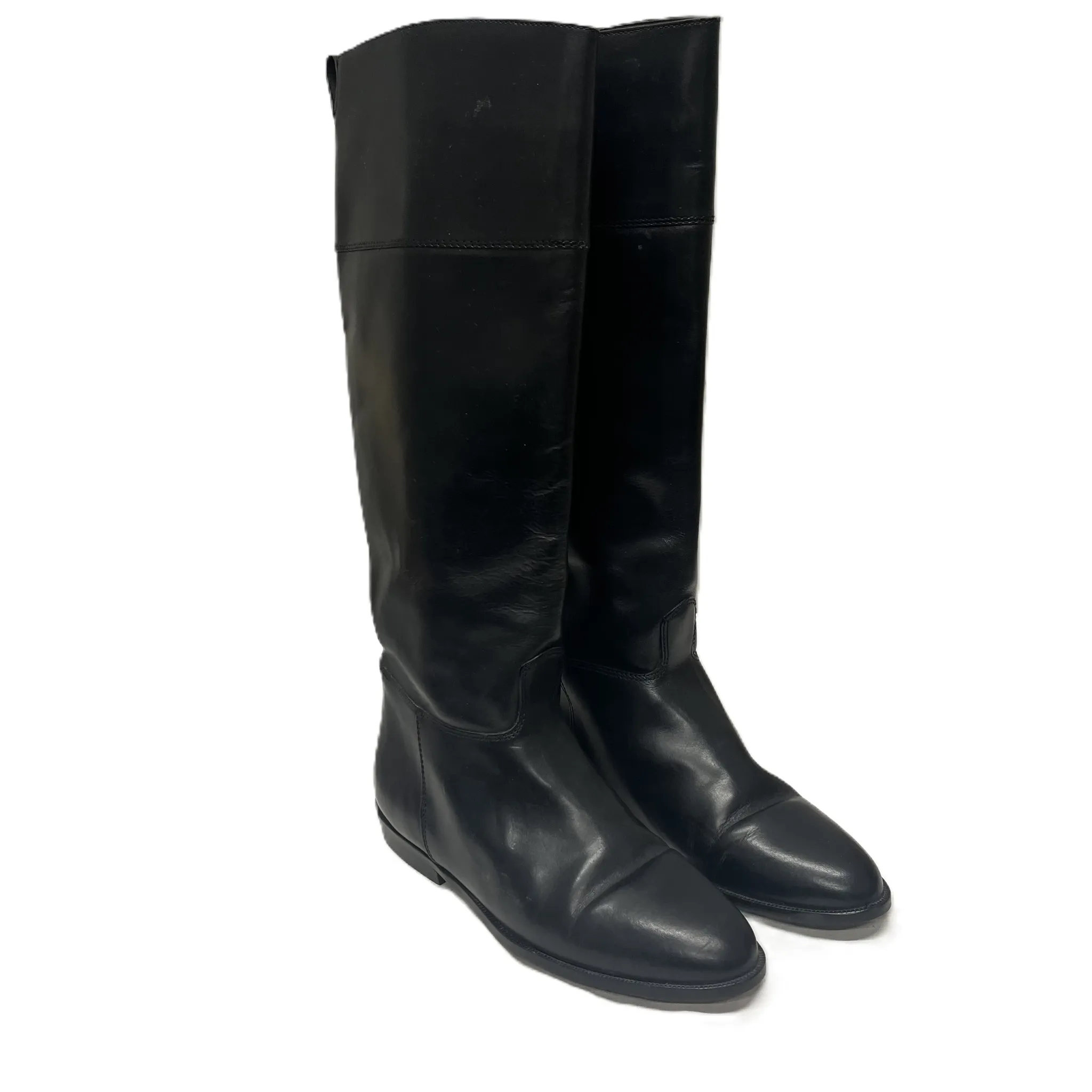 Comfortable Feel Boots Knee Flats By Calico In Black, Size: 8.5