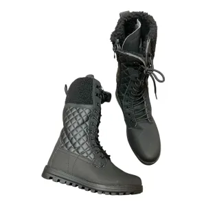 Work Boots Knee Flats By Cmc In Black, Size: 10