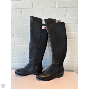 Boots Knee Flats By Cole-haan In Black, Size: 7 Eco Material Cold Weather Commuter Secure Strap