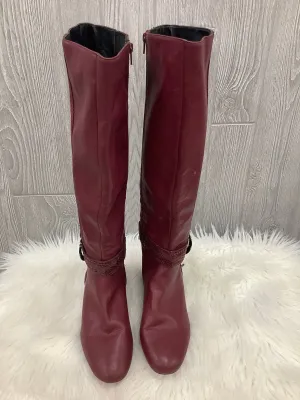 light texture Boots Knee Flats By Comfortview  Size: 11