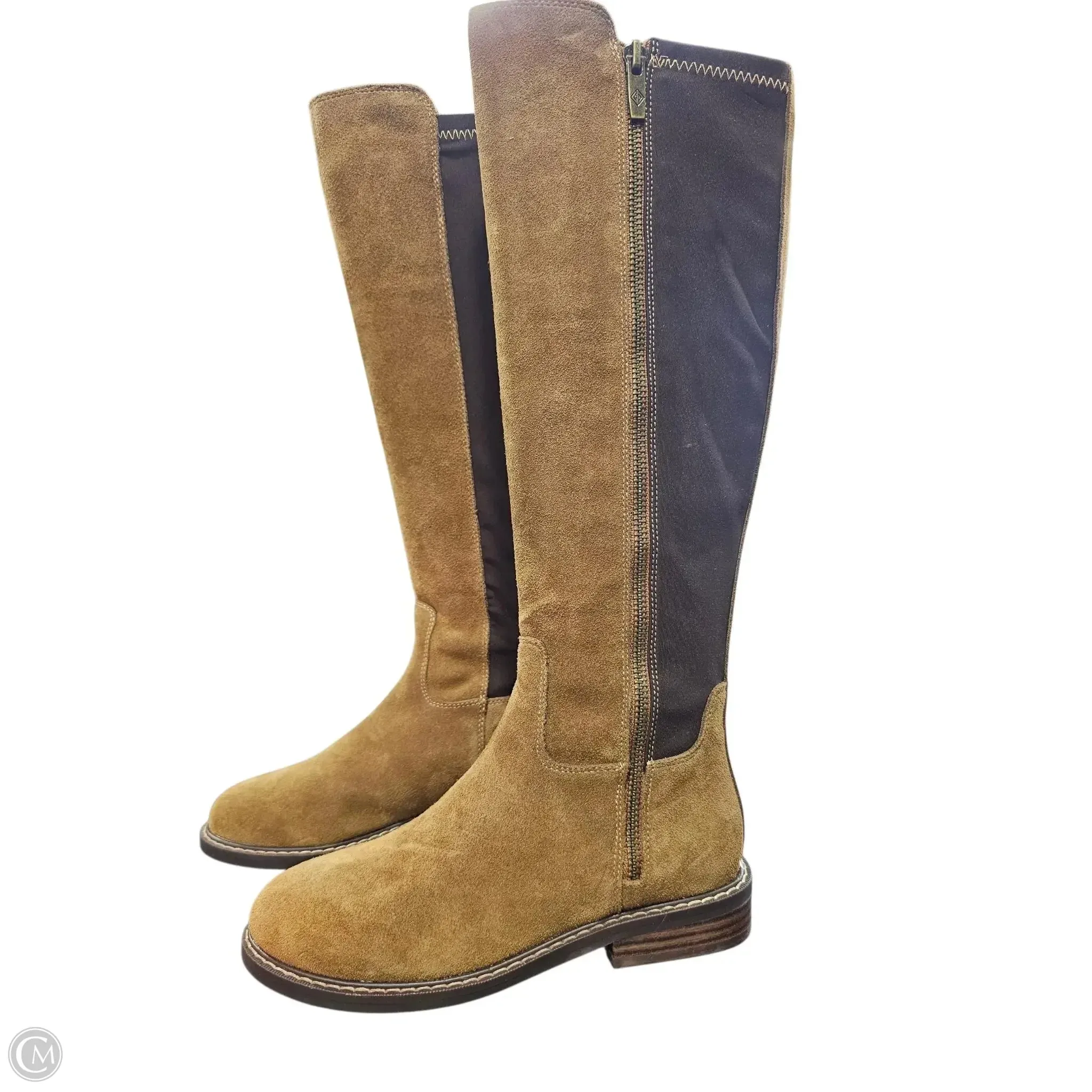 Boots Knee Flats By Donald Pliner In Brown, Size: 5 Urban Feel