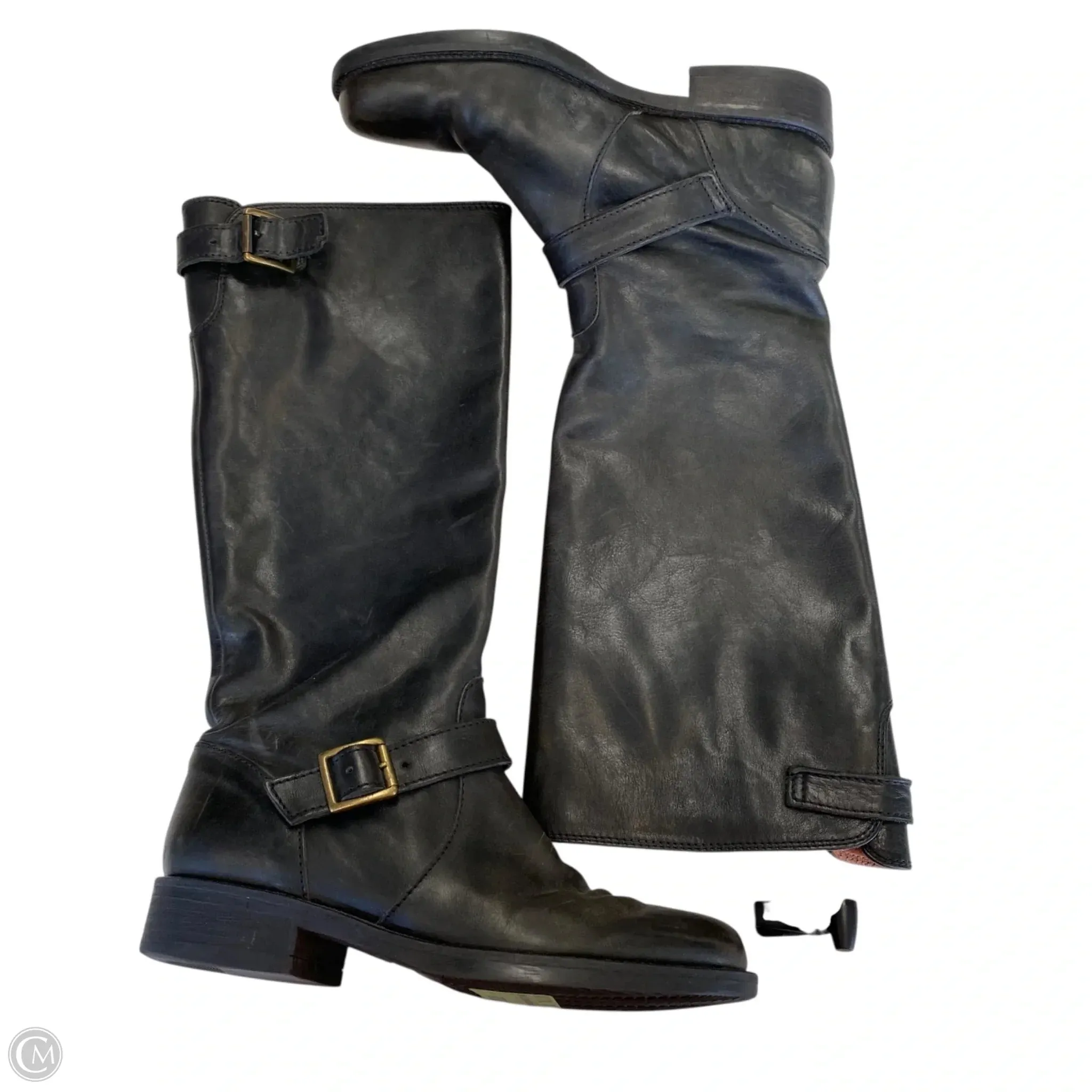 Boots Knee Flats By J. Crew In Black, Size: 5.5 Feather Light Daily Walks Feather Light Hiking Trails