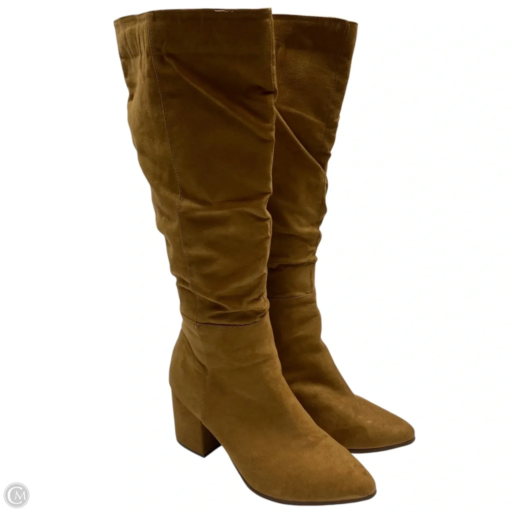 Boots Knee Flats By Lane Bryant In Tan, Size: 9 Breathable Cold Weather Commuter