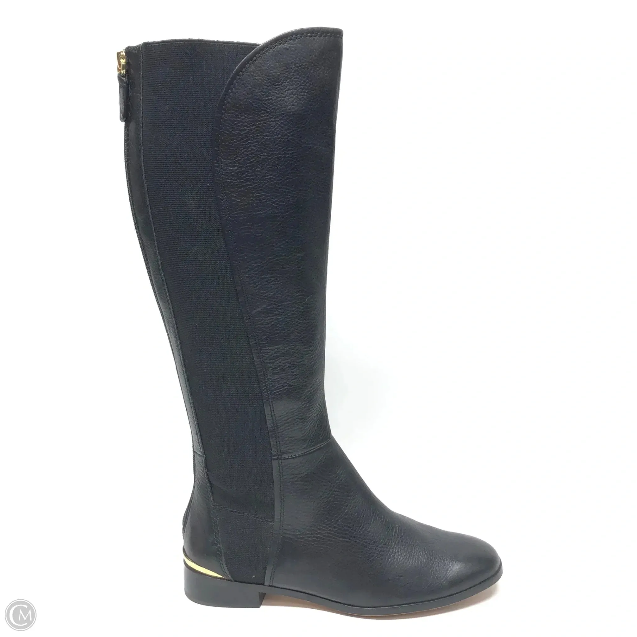 Cushioned heel On-the-Go Wear Boots Knee Flats By Louise Et Cie In Black, Size: 7