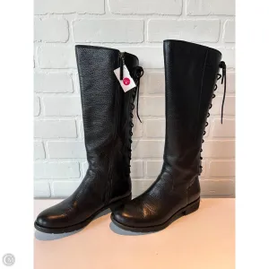 Chunky Sole Boots Knee Flats By Sofft In Black, Size: 8