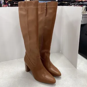 Ultimate Wear Free Spirit Boots Knee Heels By Ana In Brown, Size: 11