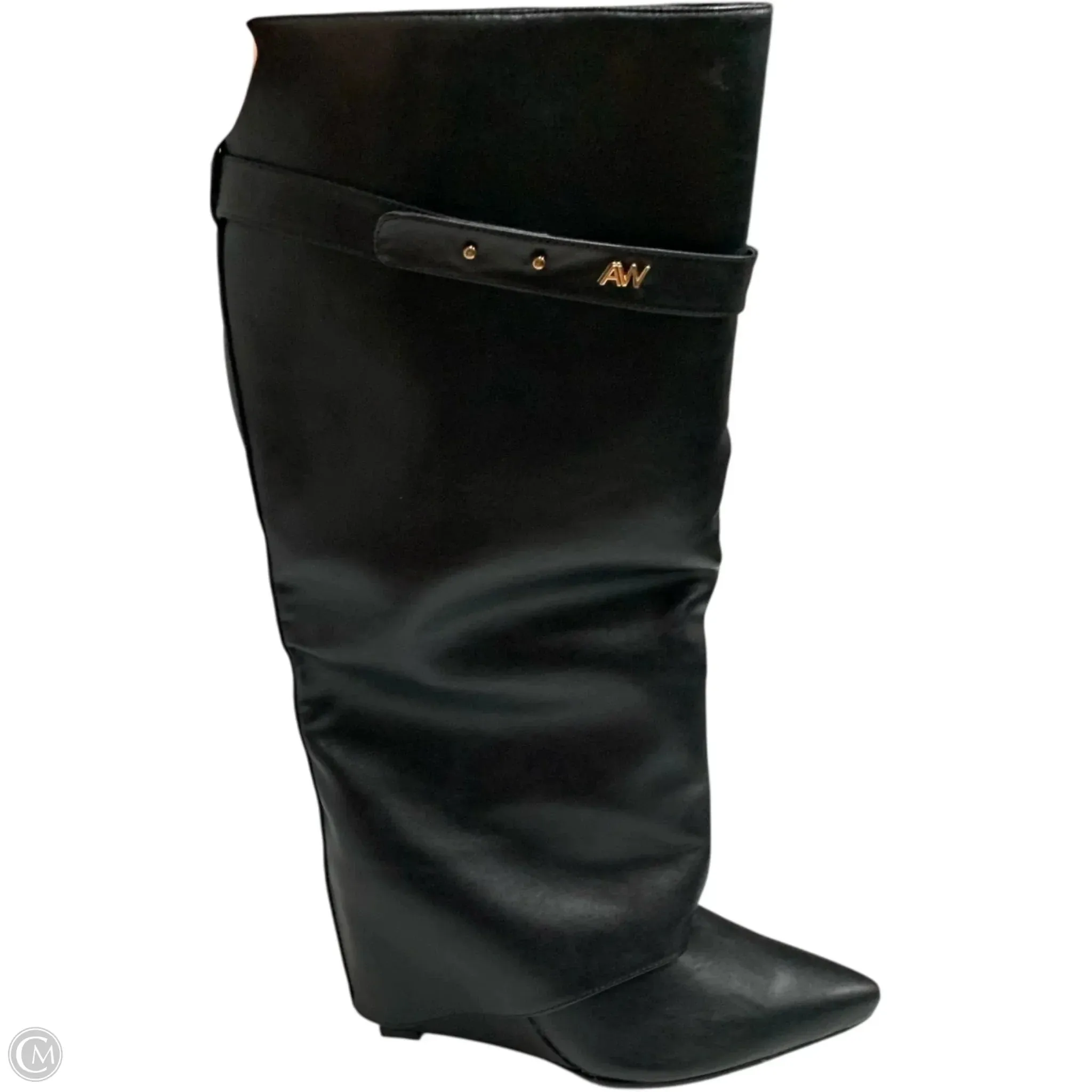 Boots Knee Heels By azalea wang In Black, Size: 13 Arch Support System