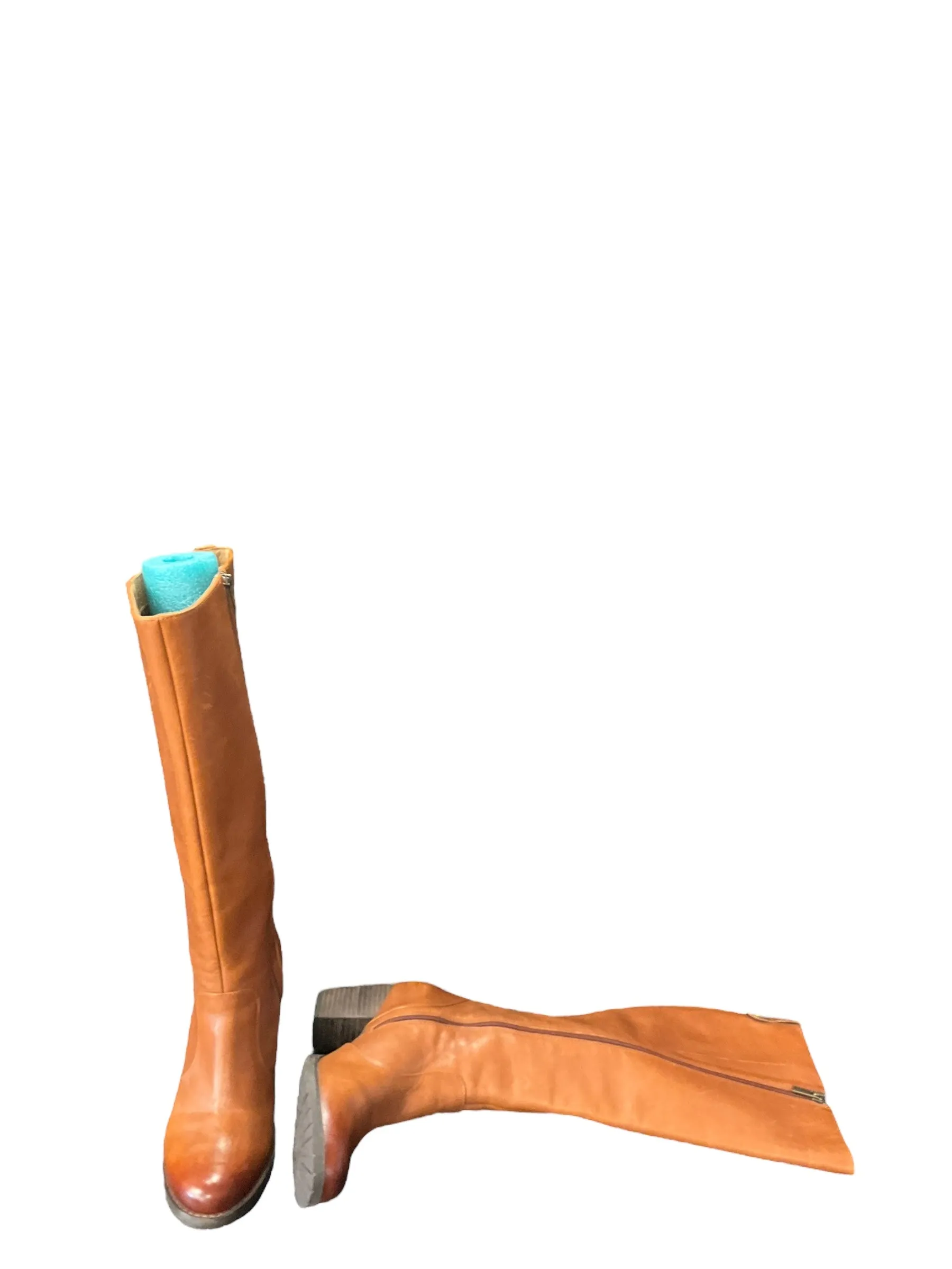 Durable Shell Weekend Camping Boots Knee Heels By Clarks In Brown, Size: 6.5