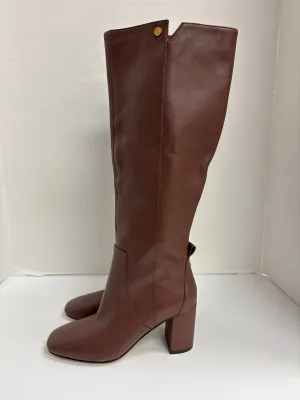 Boots Knee Heels By Cole-haan In Brown, Size: 5 Quick Drying All Day Worker