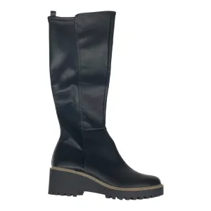 Boots Knee Heels By Dolce Vita In Black, Size:11 Lace   Up Closure