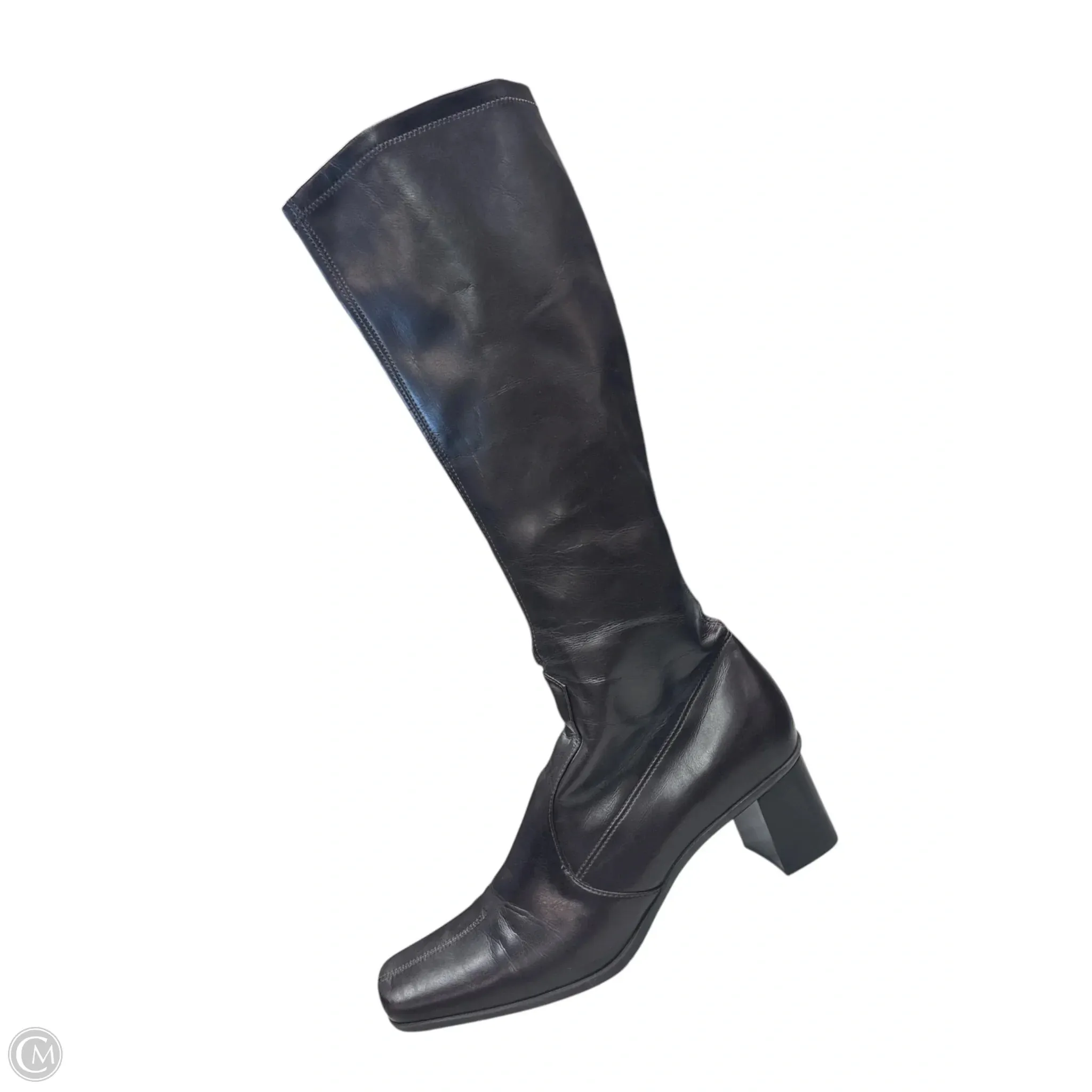 Boots Knee Heels By Franco Sarto In Brown, Size: 9.5 All Weather Outdoor Explorer Protective Build