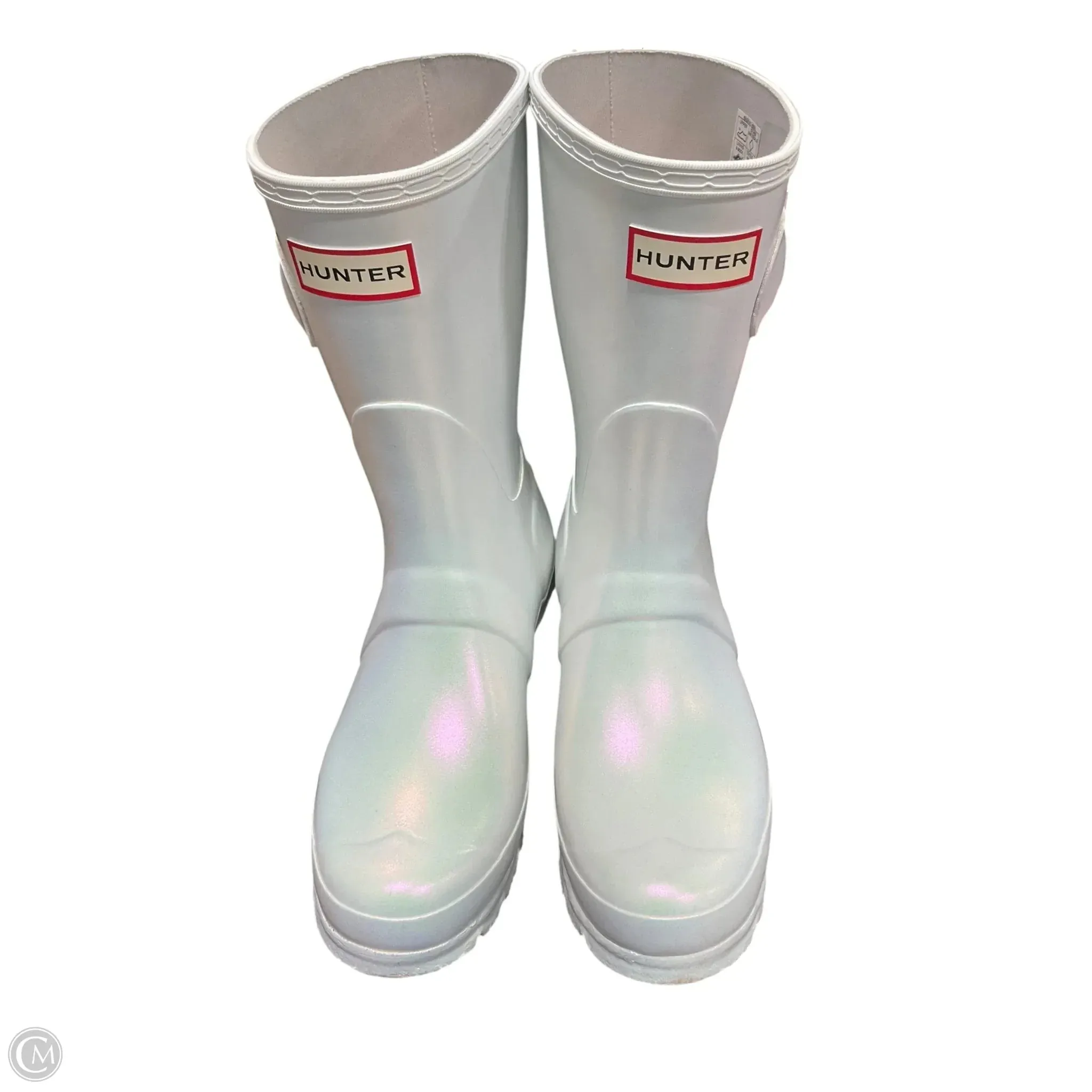 Frost Season Boots Knee Heels By Hunter In White, Size: 7