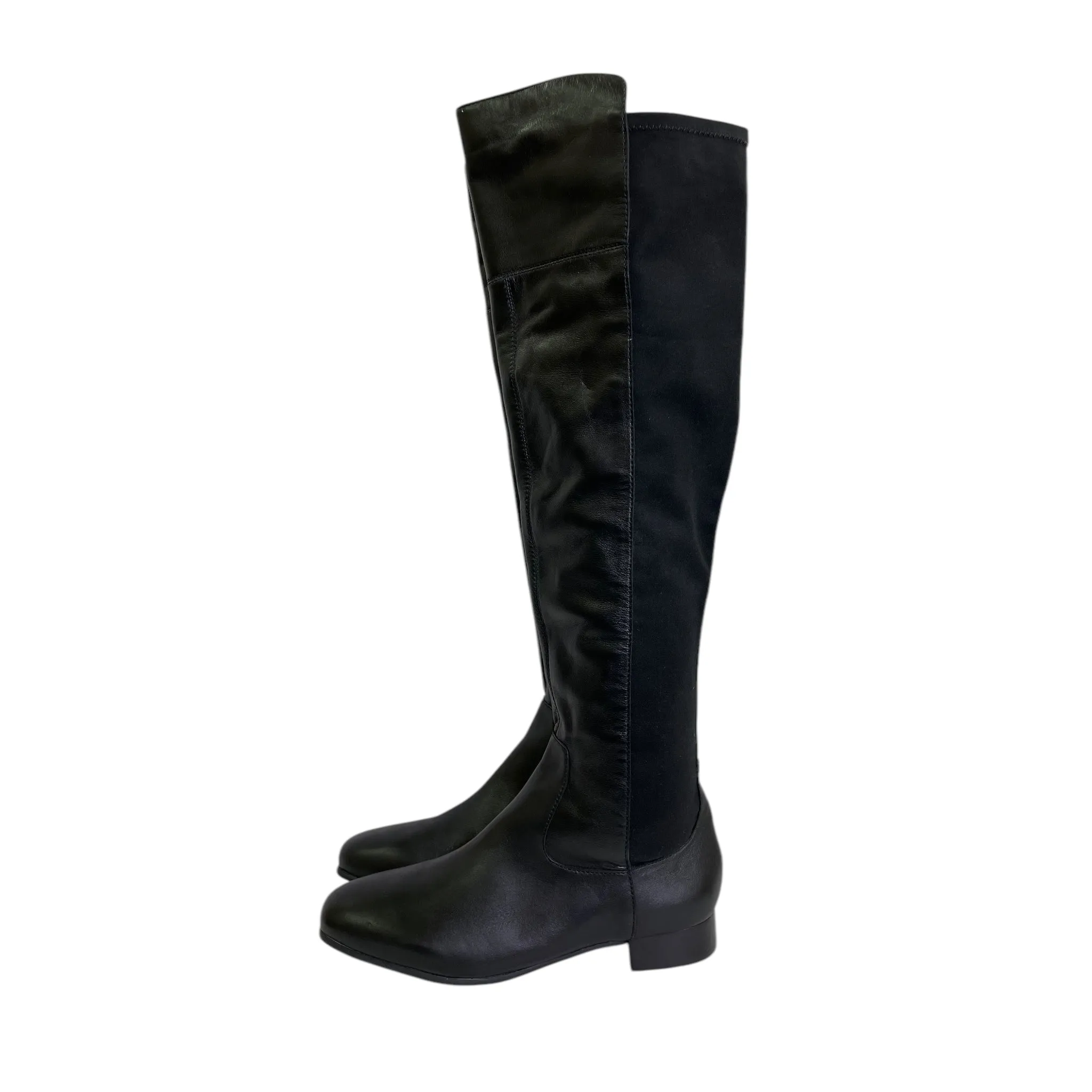 Boots Knee Heels By Louise Et Cie In Black, Size:8.5 Breathable Backcountry Camper