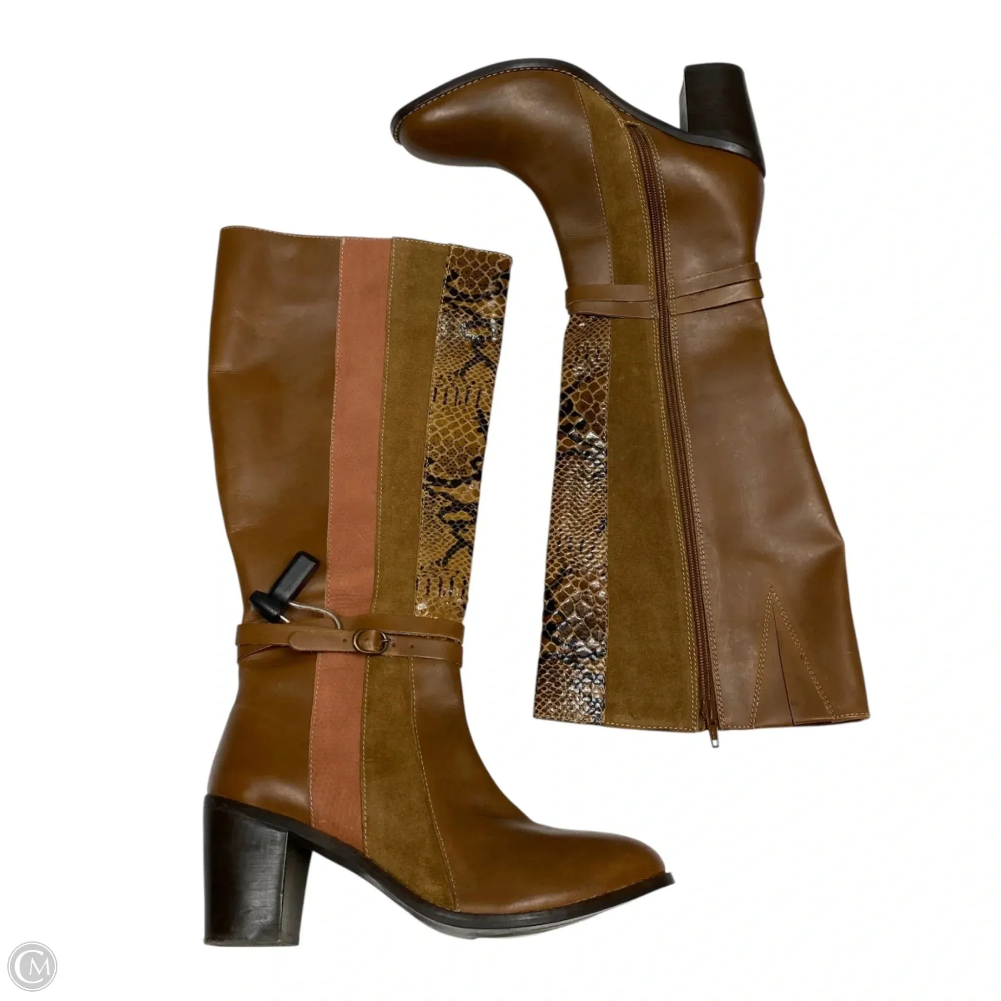 Airy Feel Boots Knee Heels By Matisse In Brown, Size: 7.5