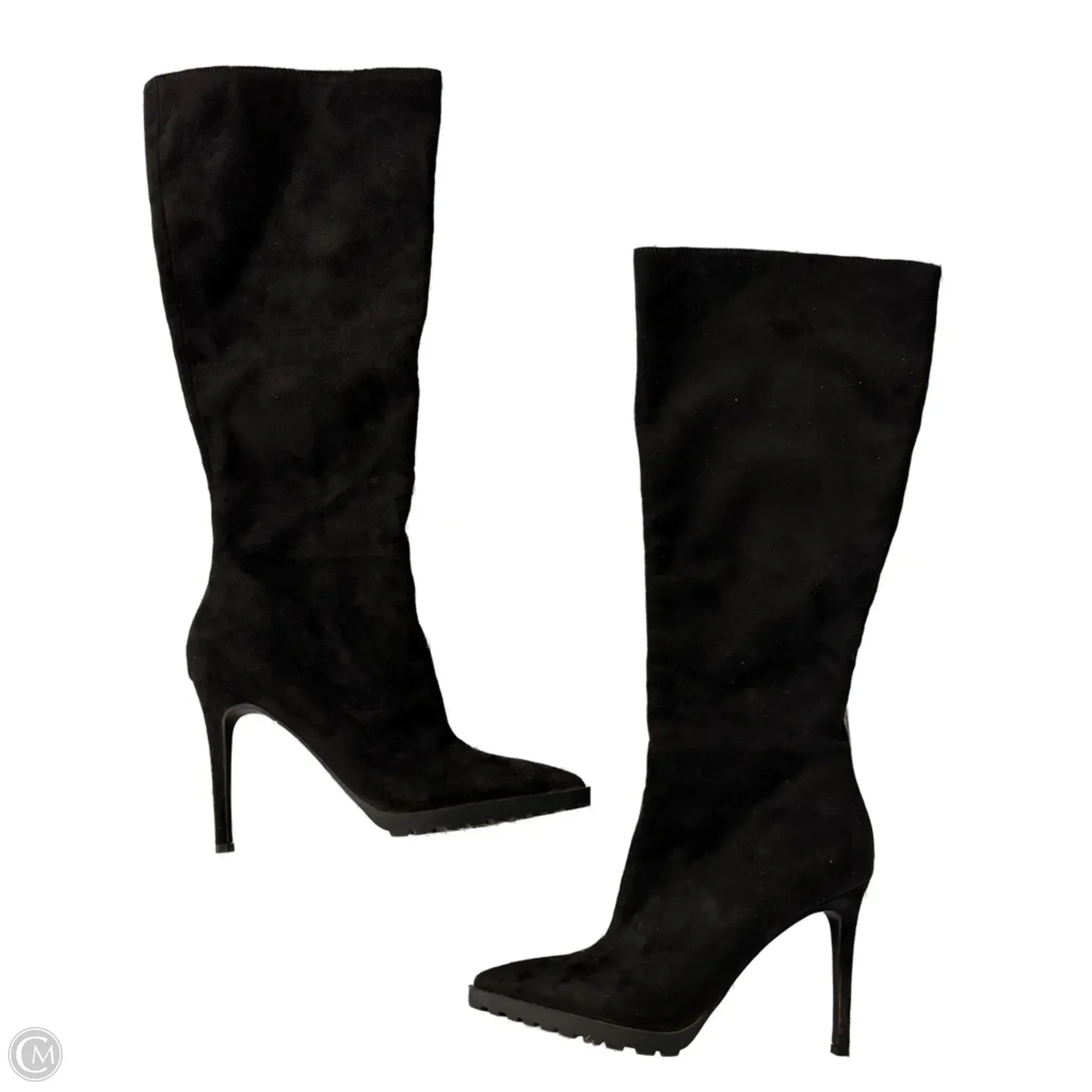 Soft outsole Insulated Trail Exploration Boots Knee Heels By Mix No 6 In Black, Size: 8.5