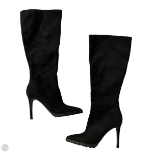 Soft outsole Insulated Trail Exploration Boots Knee Heels By Mix No 6 In Black, Size: 8.5