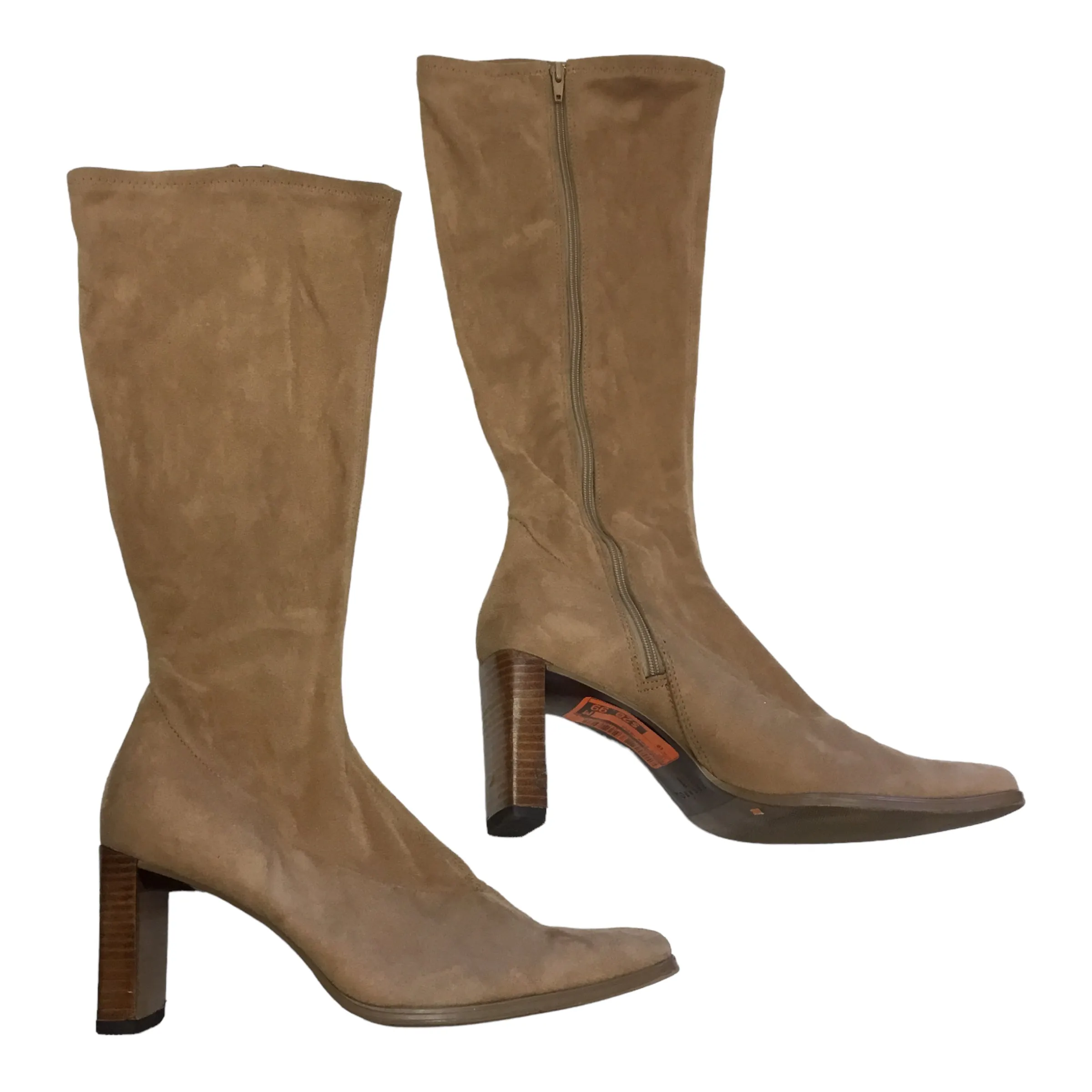 Compression Molded Sole Flexible Ankle Support Boots Knee Heels By Pesaro  Size: 10